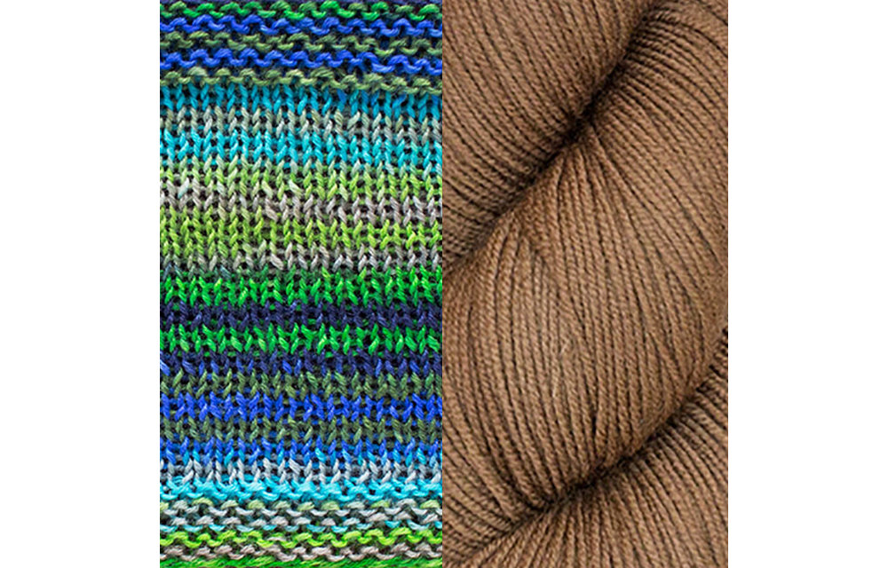 Butterfly Papillon Shawl Kit - 3025 / Walnut