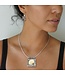 Sterling Silver Mammoth Ivory Egret Locket