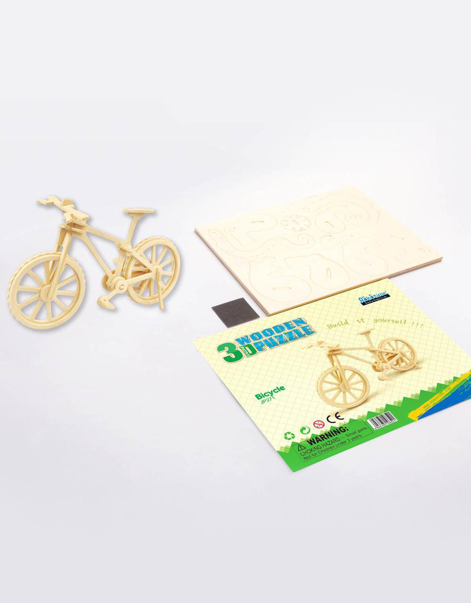 3D Wooden Bicycle Puzzle
