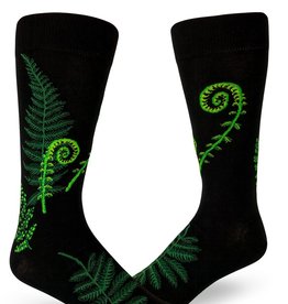 Ferns & Fiddleheads Black Socks