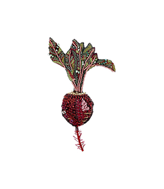 Beet Brooch Pin