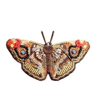Apatura Iris Butterfly Brooch Pin