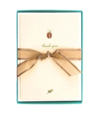 Lady Bug Thank You Boxed Cards