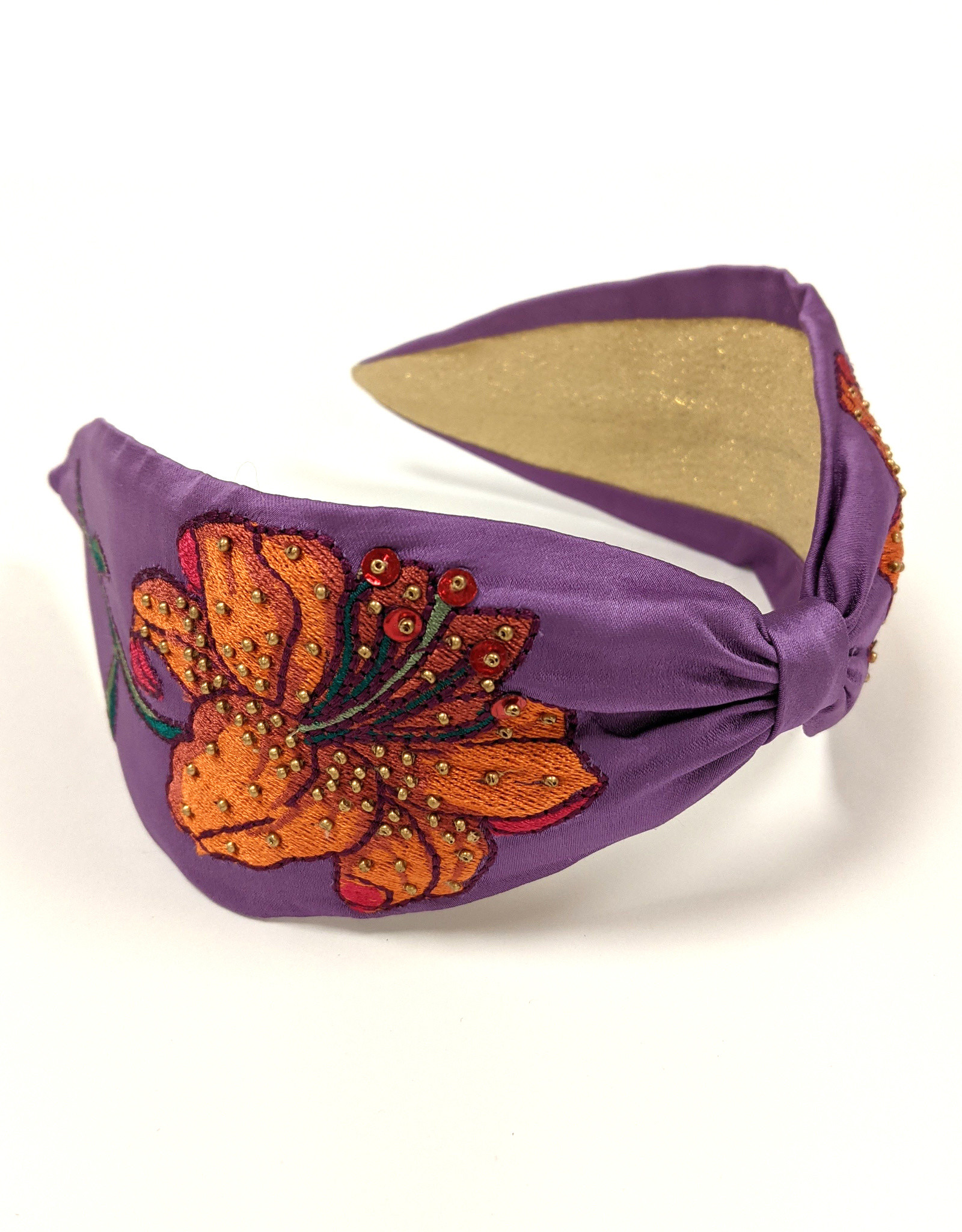 Lily Embroidered Headband