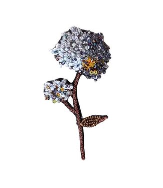 Hydrangea Brooch Pin