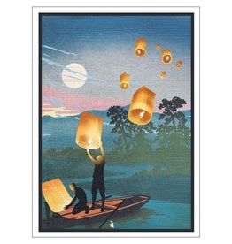 New Years' Lanterns Boxed Cards