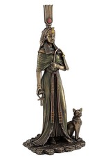 Queen Nefertari with Cat Statue