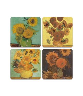 Van Gogh Sunflowers Coaster Set