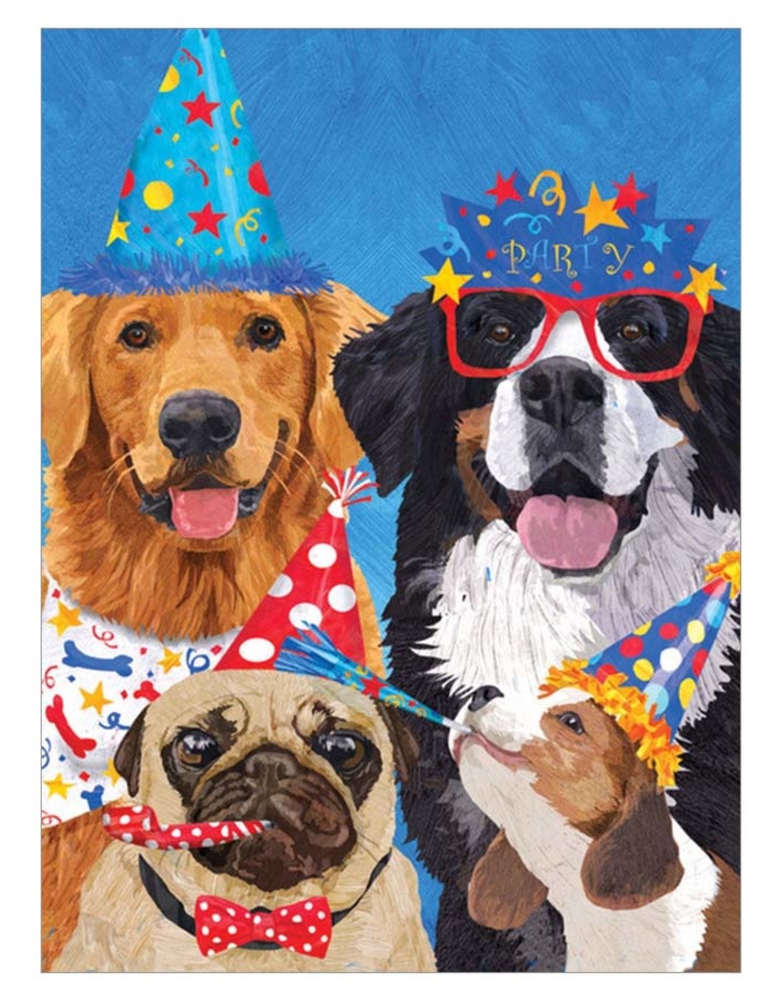 Dog Pawty Birthday Card