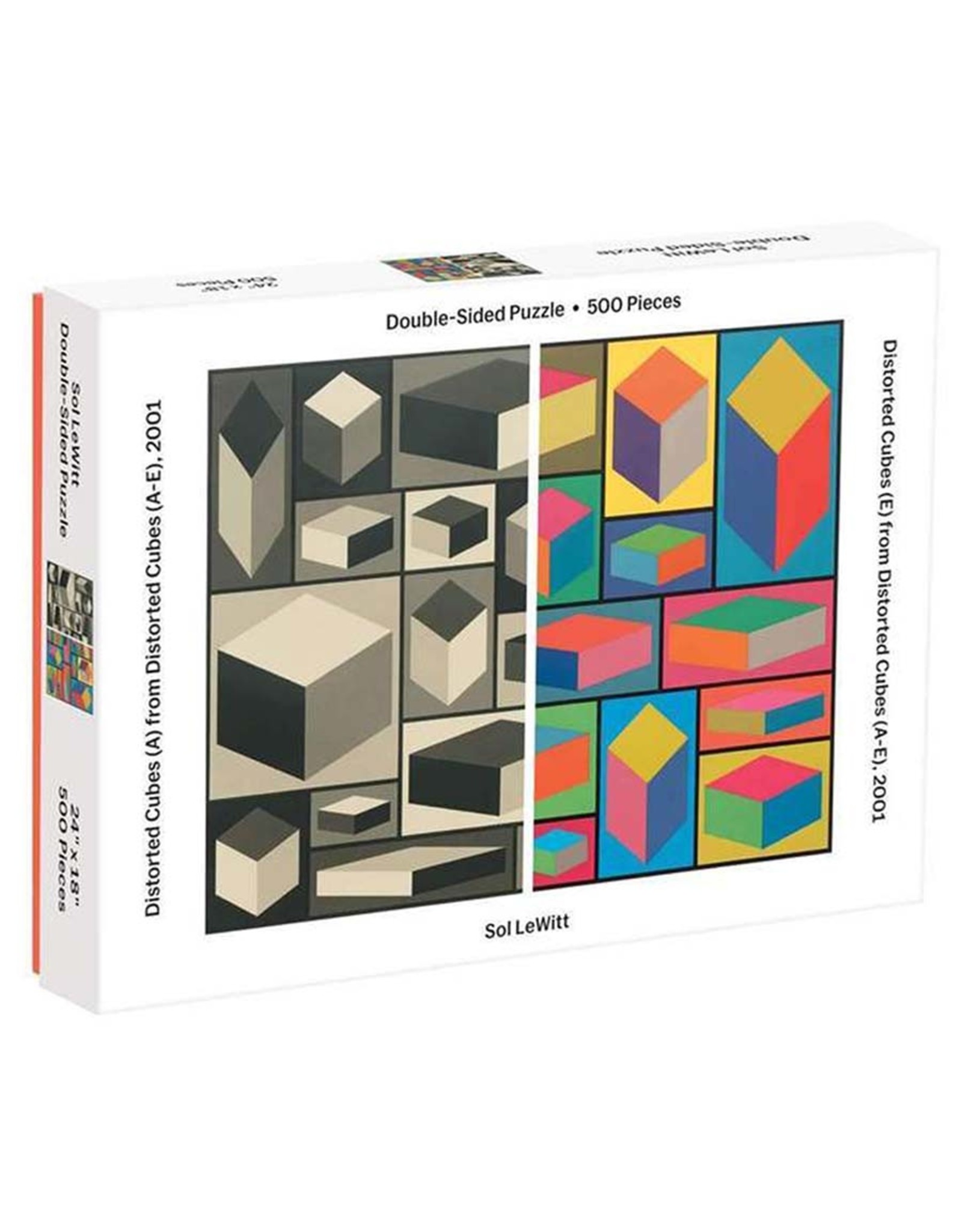 Distorted Cubes Double-Sided Puzzle