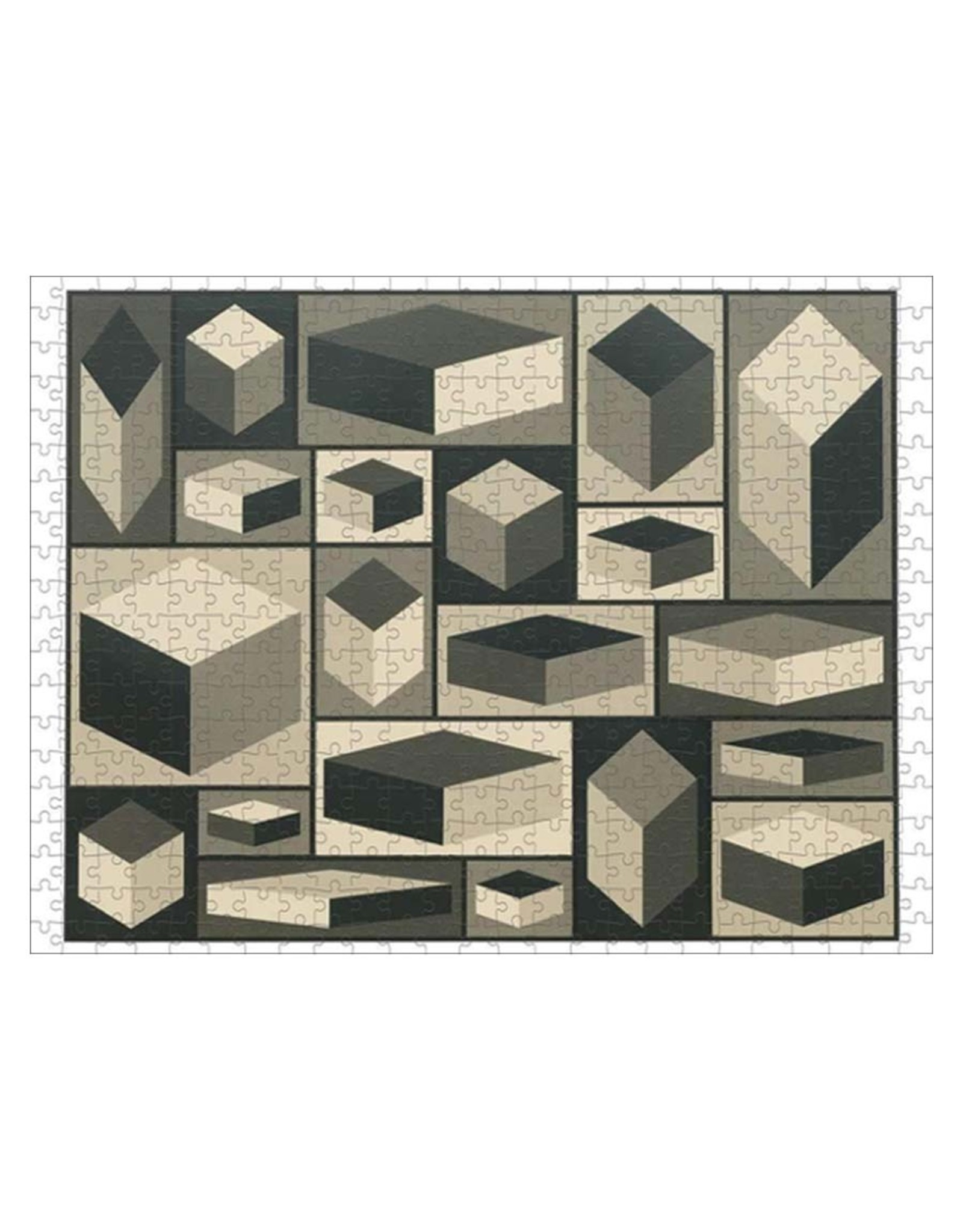 Distorted Cubes Double-Sided Puzzle