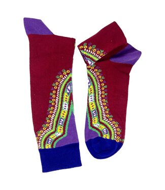 Burkina African Wax Print Ankara Socks