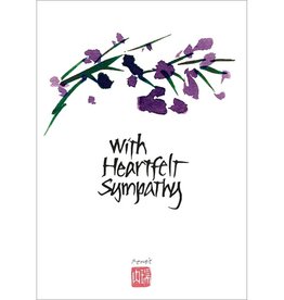 Heartfelt Sympathy Calligraphy Card