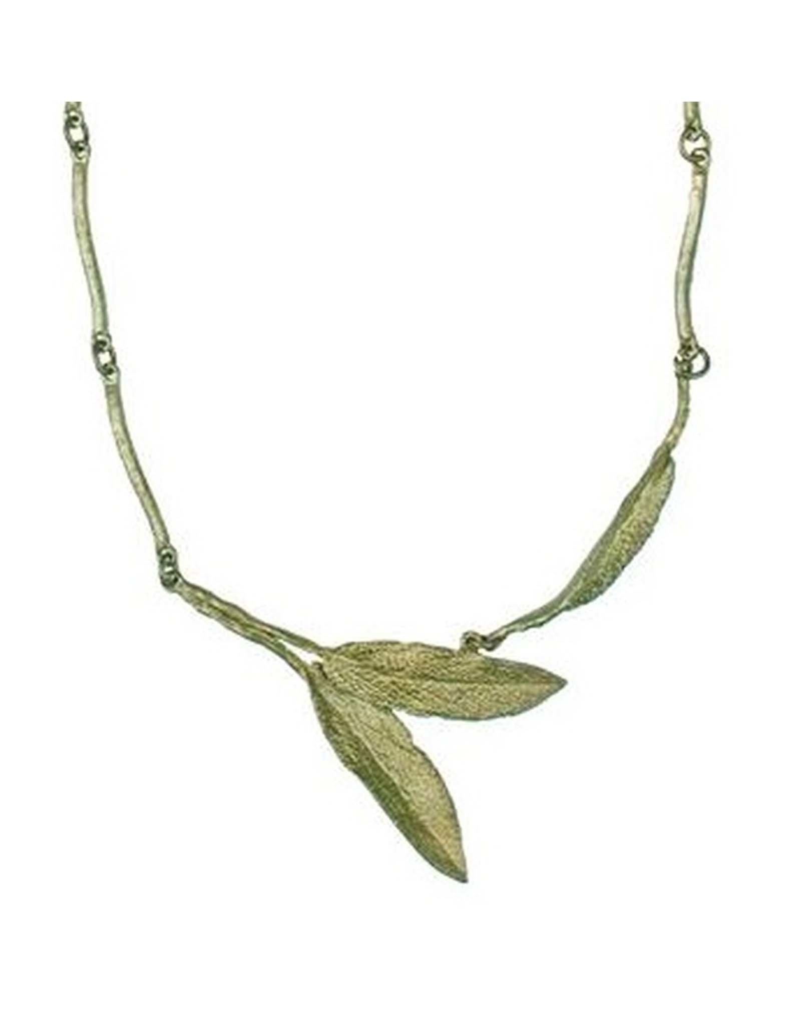 Sage Leaf Necklace