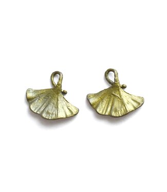 Ginkgo Post Earrings