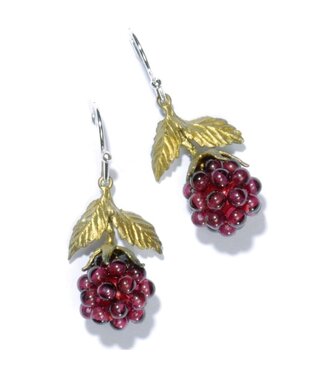 Raspberry Earrings