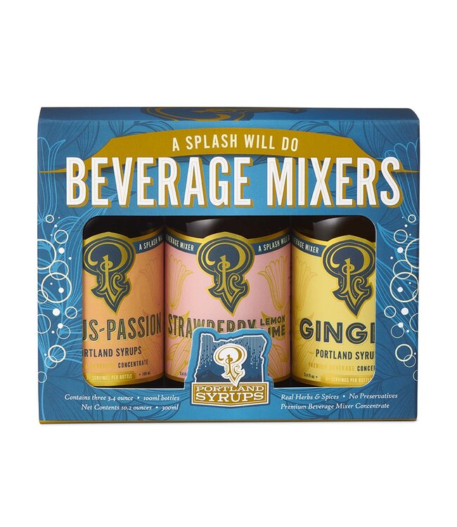 Cocktail Syrup Sampler Set - Blue Box