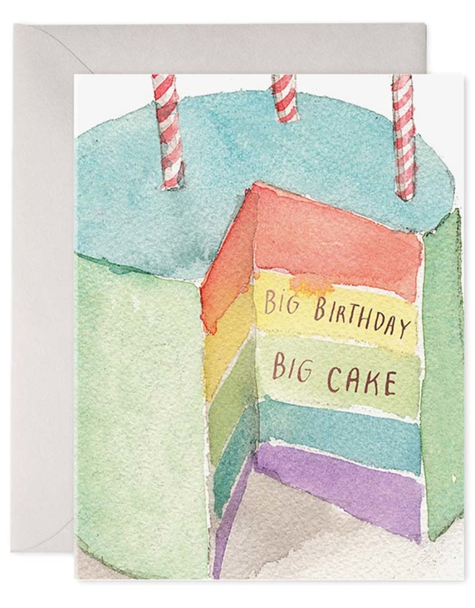 Big Birthday, Big Cake Card