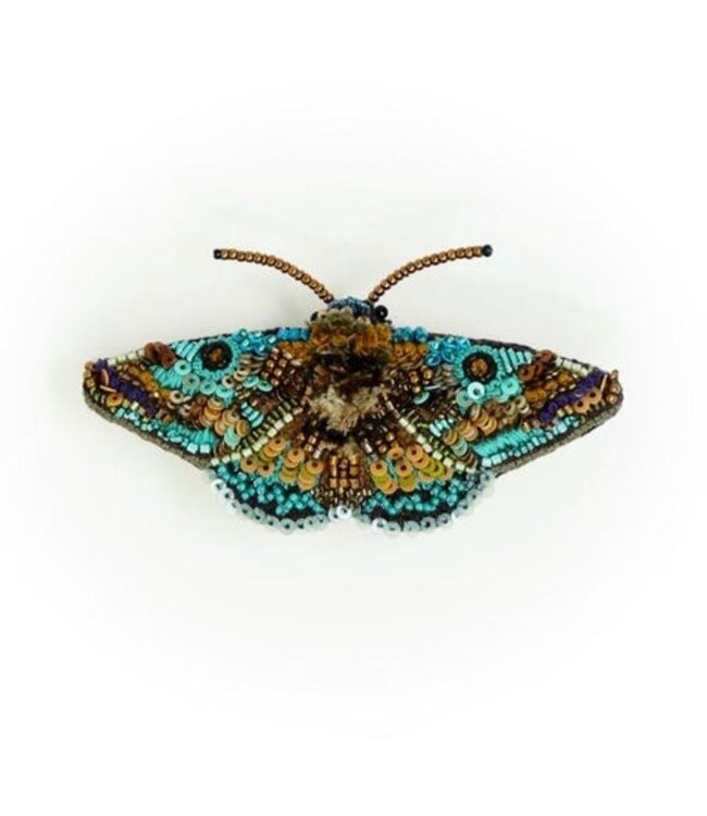 Lanipes Moth Brooch
