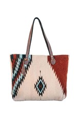 Turquoise & Ruby Tote