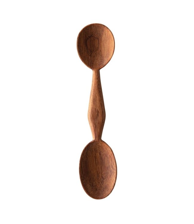 Doussie Wood Double-Sided Kitchen Spoon