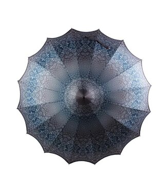 Gray Patterned Pagoda Umbrella
