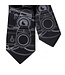 Camera Dove Gray on Black Necktie