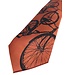 Cruiser Bike Tire Black on Cinnamon Necktie