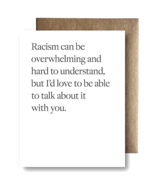 Racism Conversation Card