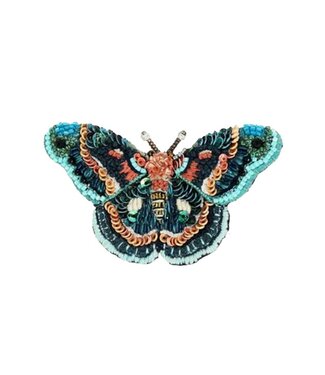 Robin Moth Brooch Pin