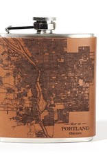 Portland Map Flask