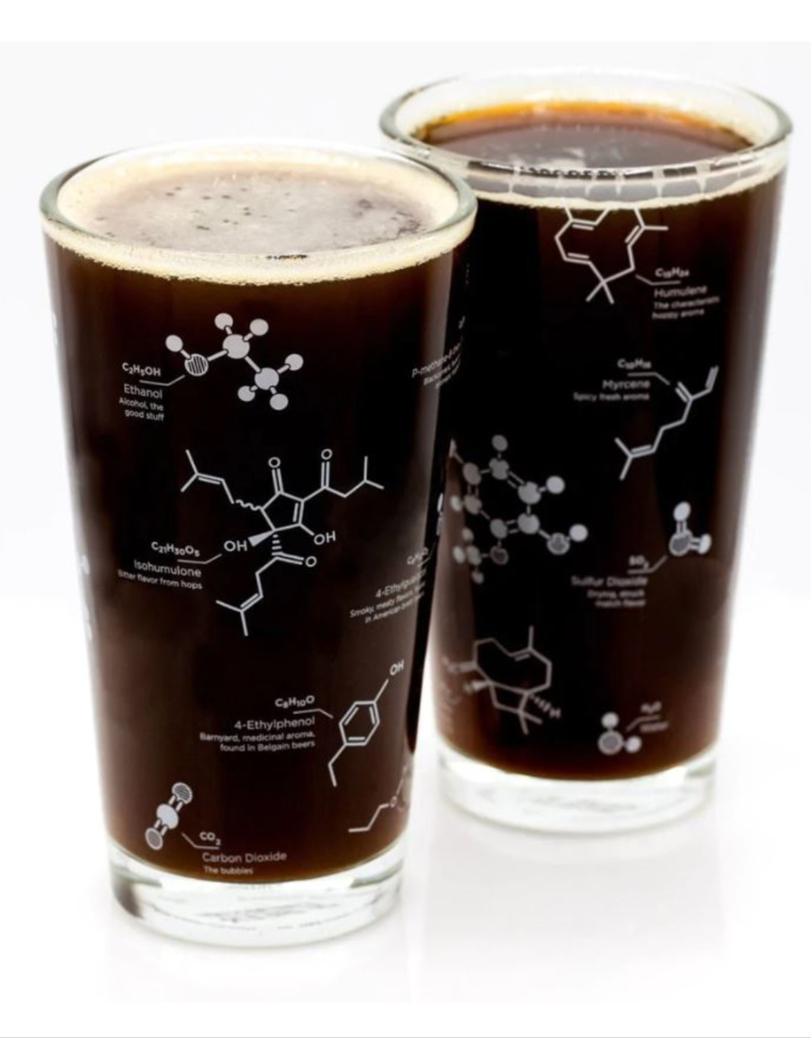 Beer Chemistry Pint Glass Set