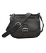 Leather Crossbody Saddle Bag