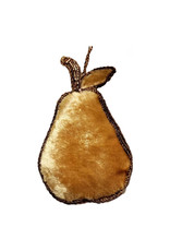 Embroidered Pear Ornament