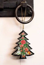 Floral Christmas Tree Ornament