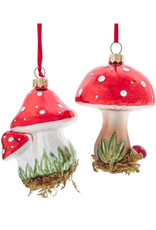 Glass Mushroom Ornament