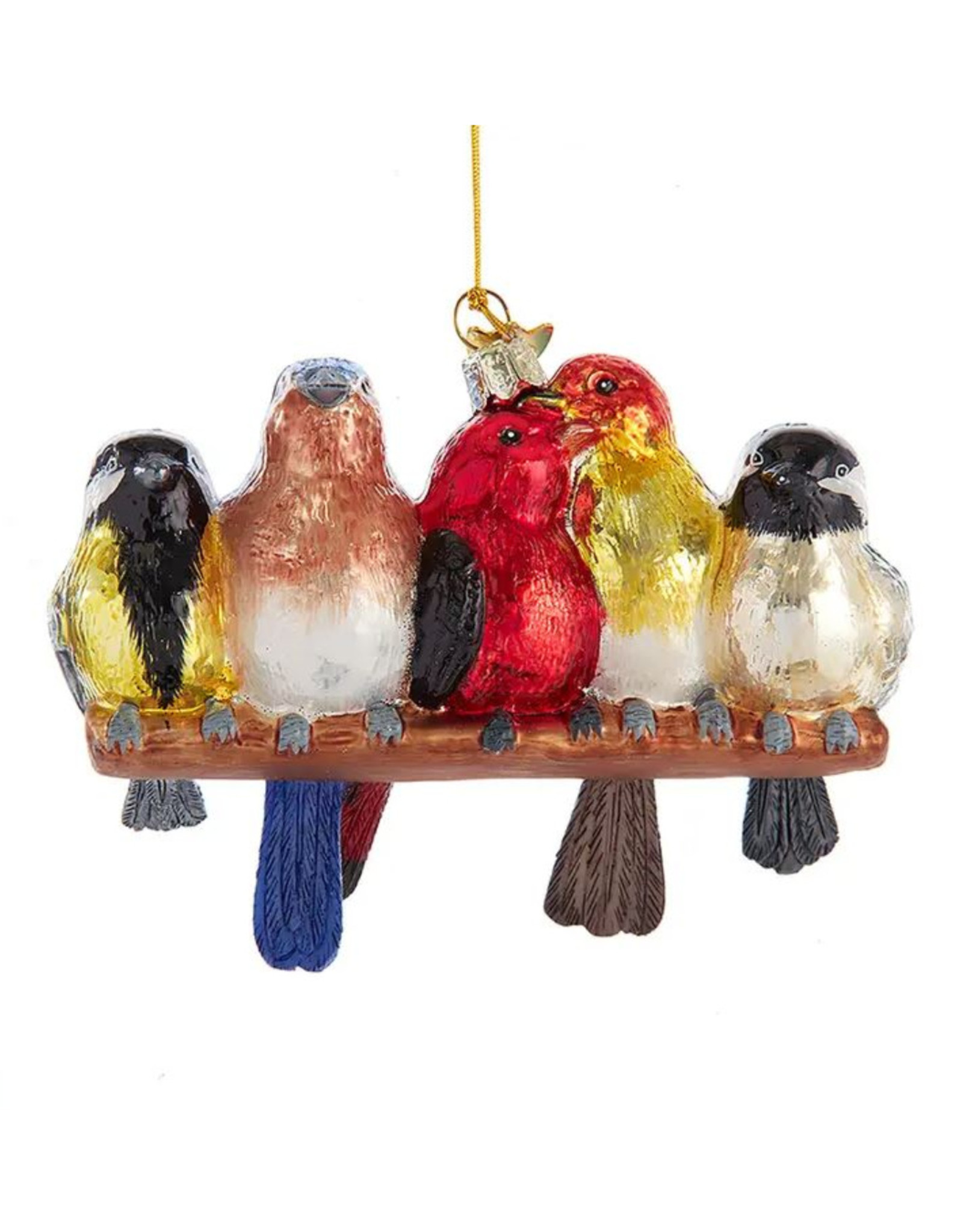 Songbirds on Branch Ornament