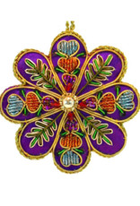 Purple Medallion Ornament