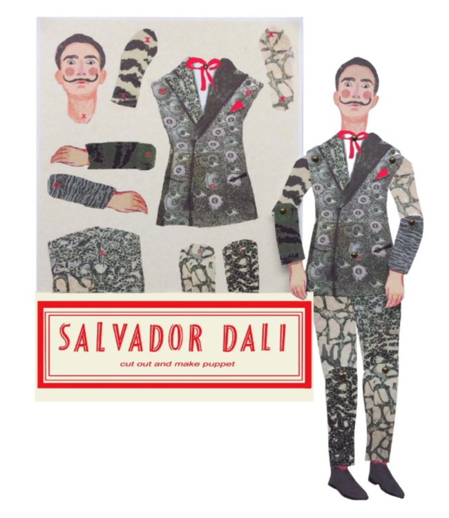 Cut & Make Paper Puppet Dali