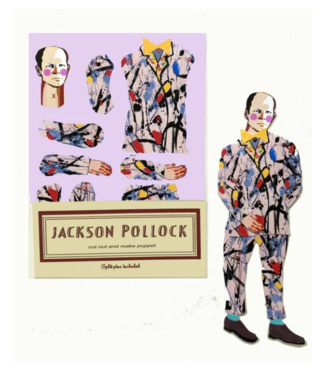 Jackson Pollock Cut & Make Paper Puppet