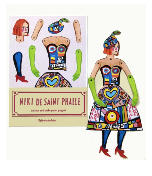 Niki De Saint Phalle Cut & Make Paper Puppet