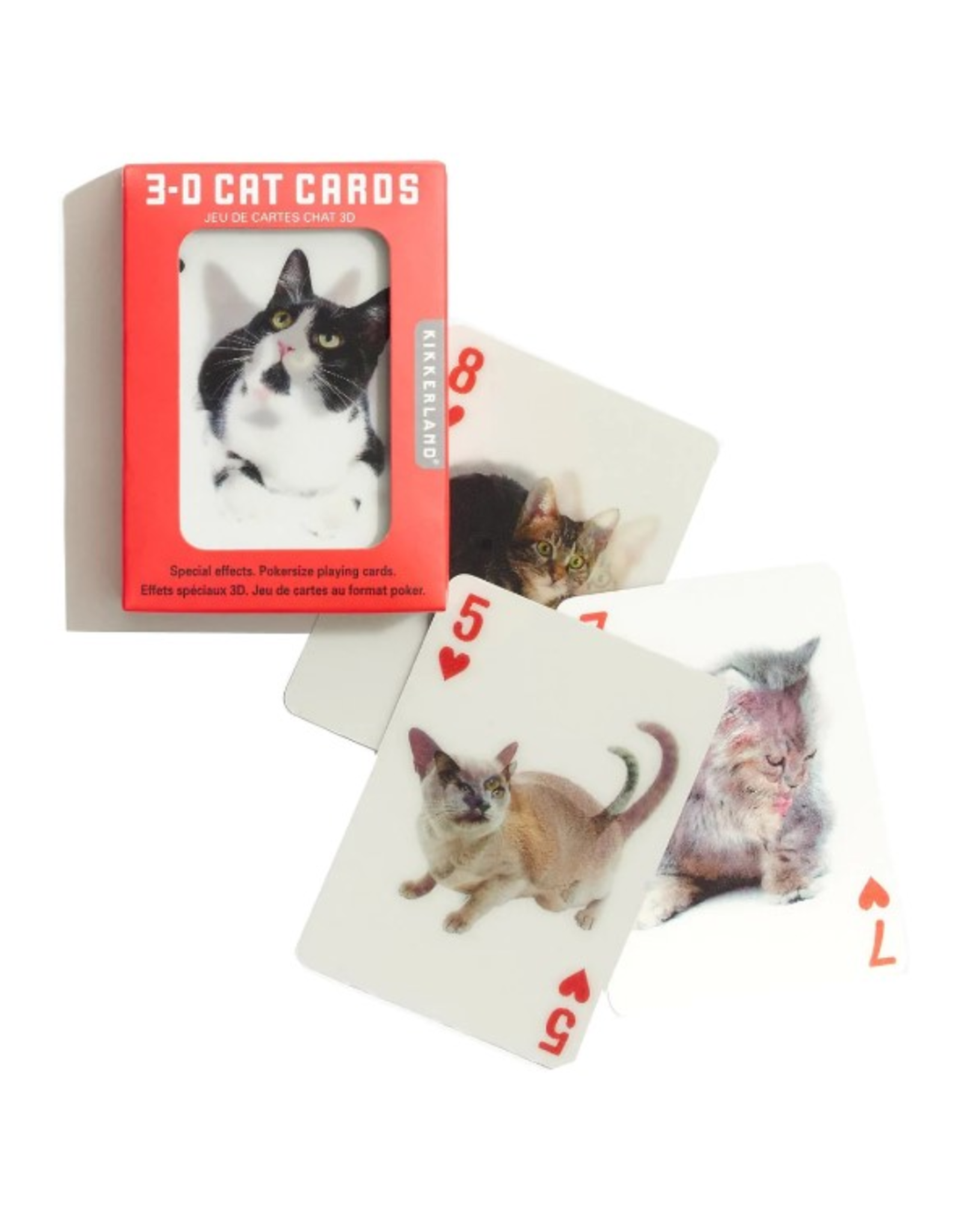 3D Playing Cards Cats