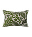 Embroidered Greenery Cotton Pillow