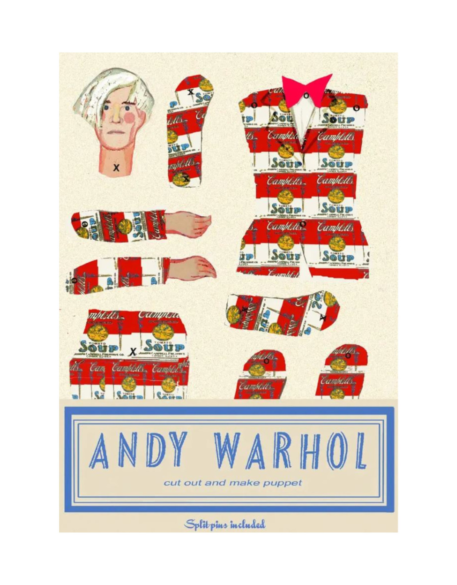 Andy Warhol Cut & Make Paper Puppet