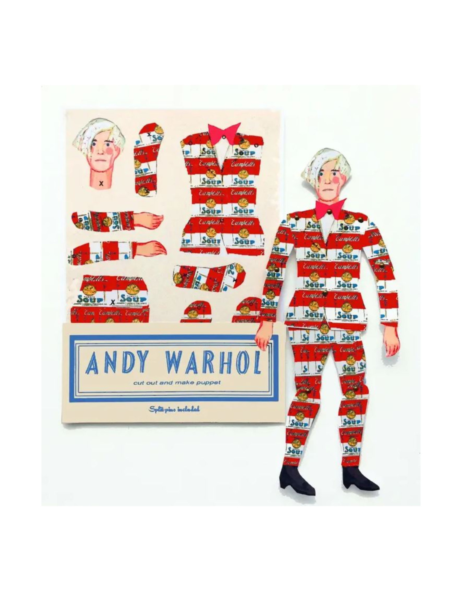 Cut & Make Paper Puppet Warhol Portland Art Museum Store