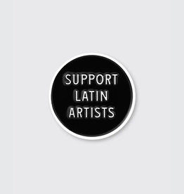 Support Latin Artists Enamel Pin