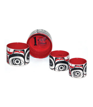 Matriarch Bear Ceramic Measuring Cup Set