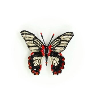 Black Ballerina Butterfly Brooch