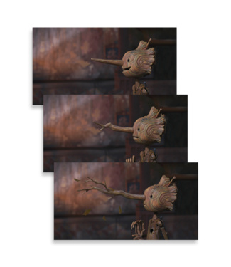 Pinocchio Lenticular Post Card