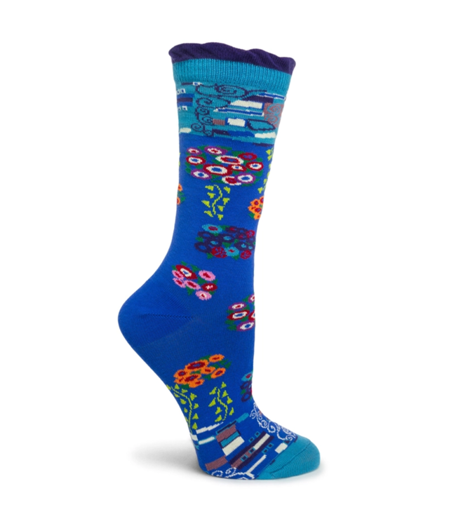 Blue Japonism Socks (Women's Sizing)
